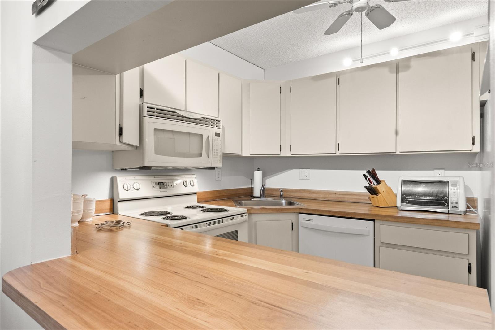 Breakfast bar from dining room