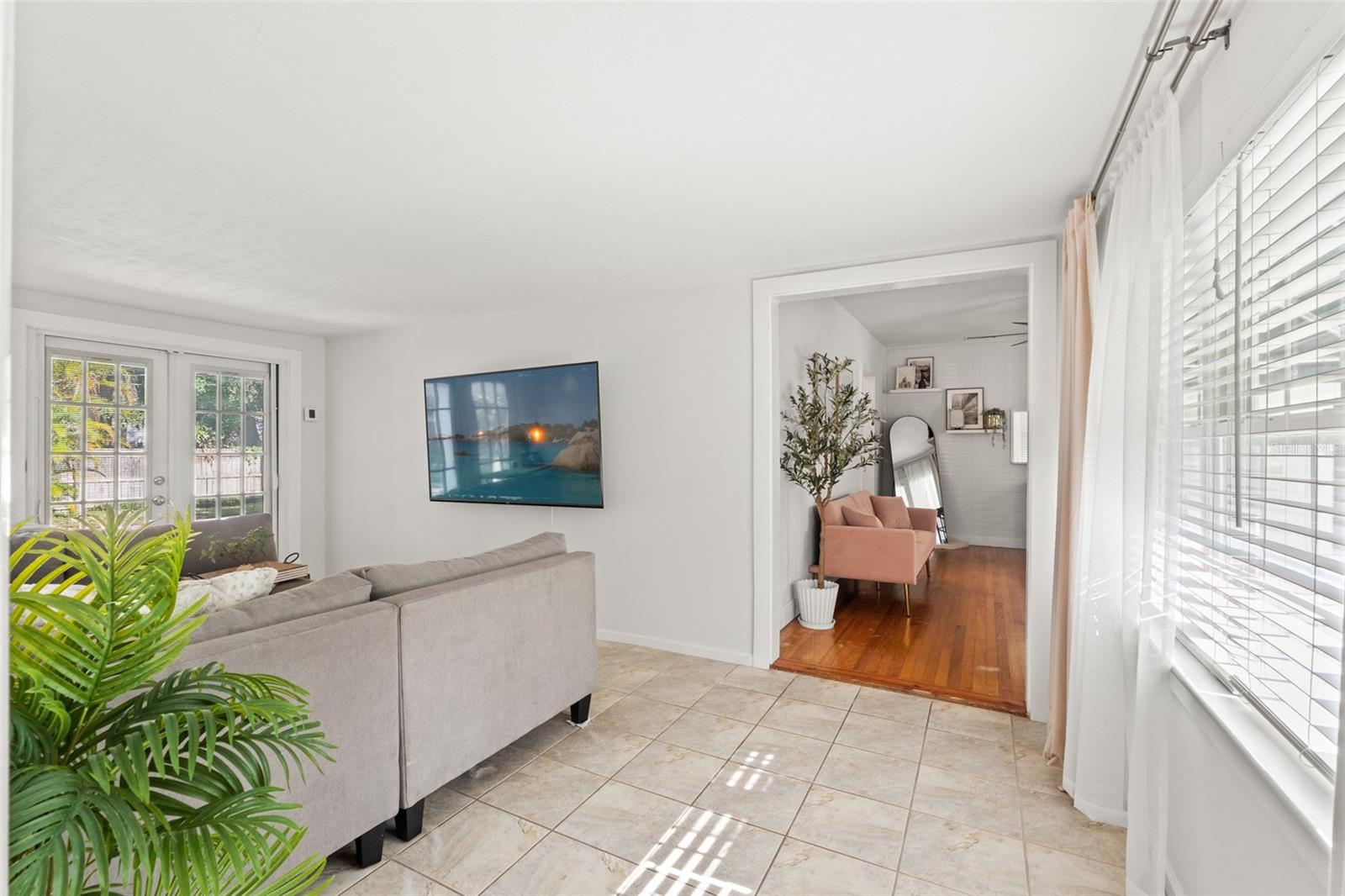 Family Room with Formal Living View