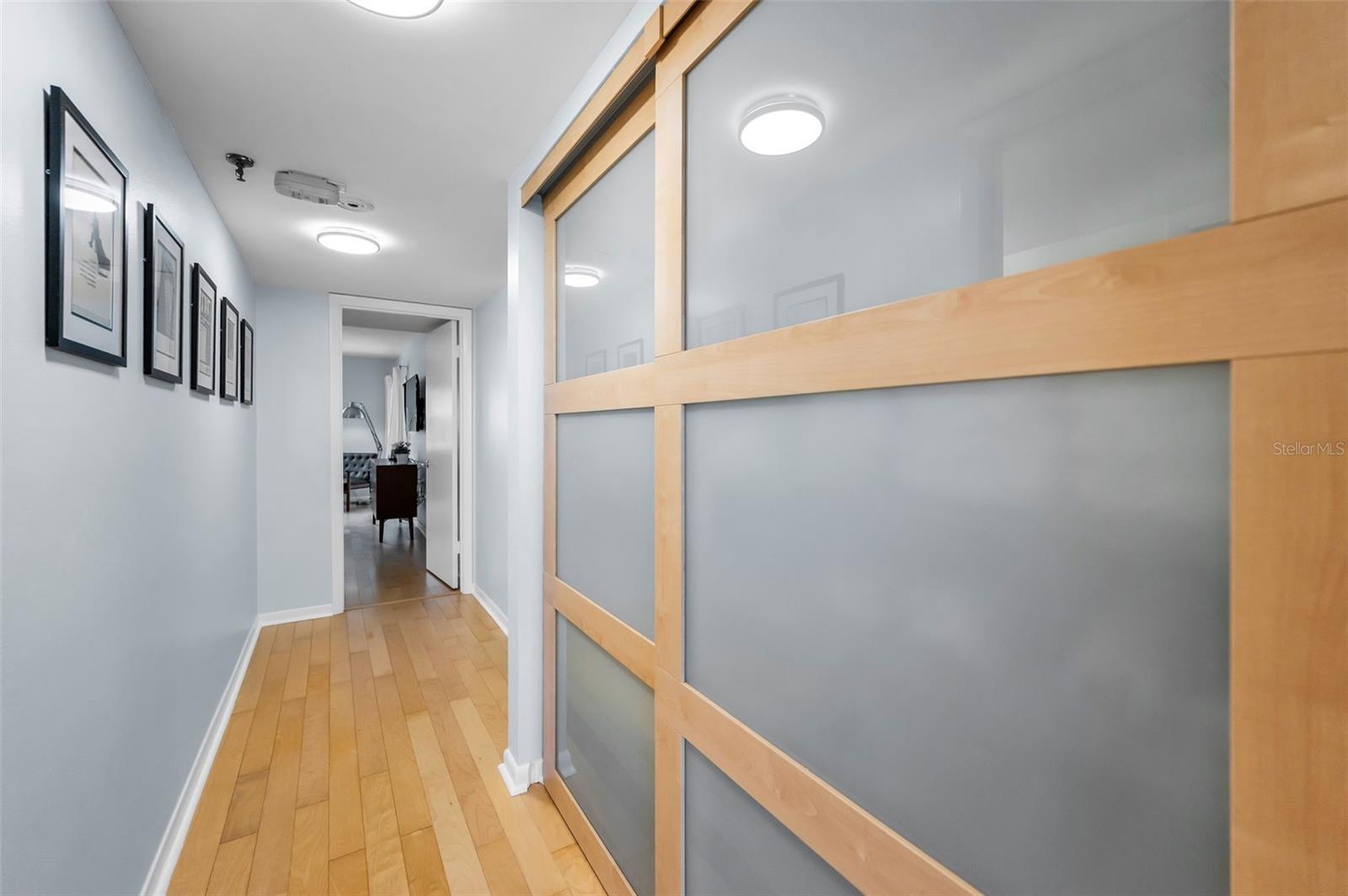 .. Guest Bedroom with Water Views. Birch Wood Floors Run Thru out all Living  Areas.