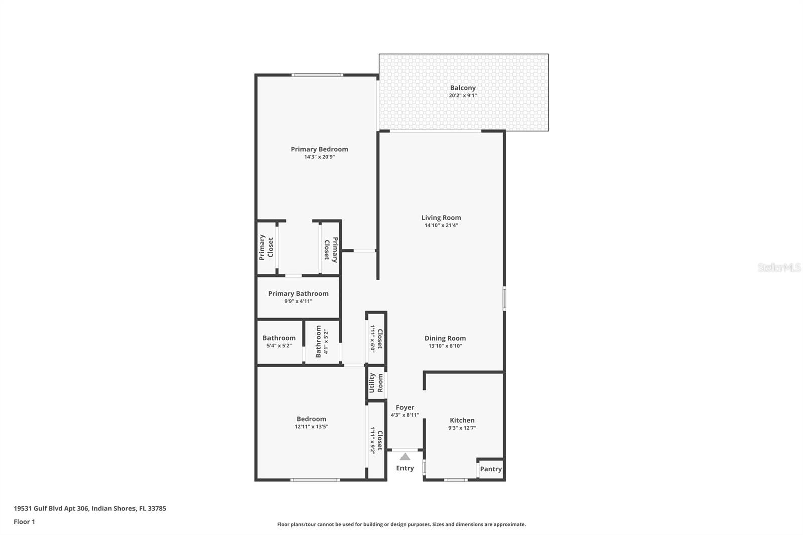 .. Large 1320 Sq FT..  2 Bedroom 2 Bath With 20 x 10 Balcony.. Under Bldg Parking. Boat Slip Available No Cost.