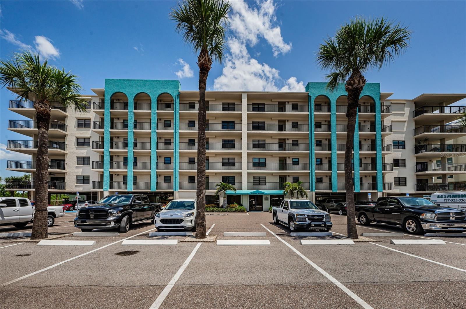 ... Golden Shores has a South & North Lobby both with Elevators - Both Secured.
