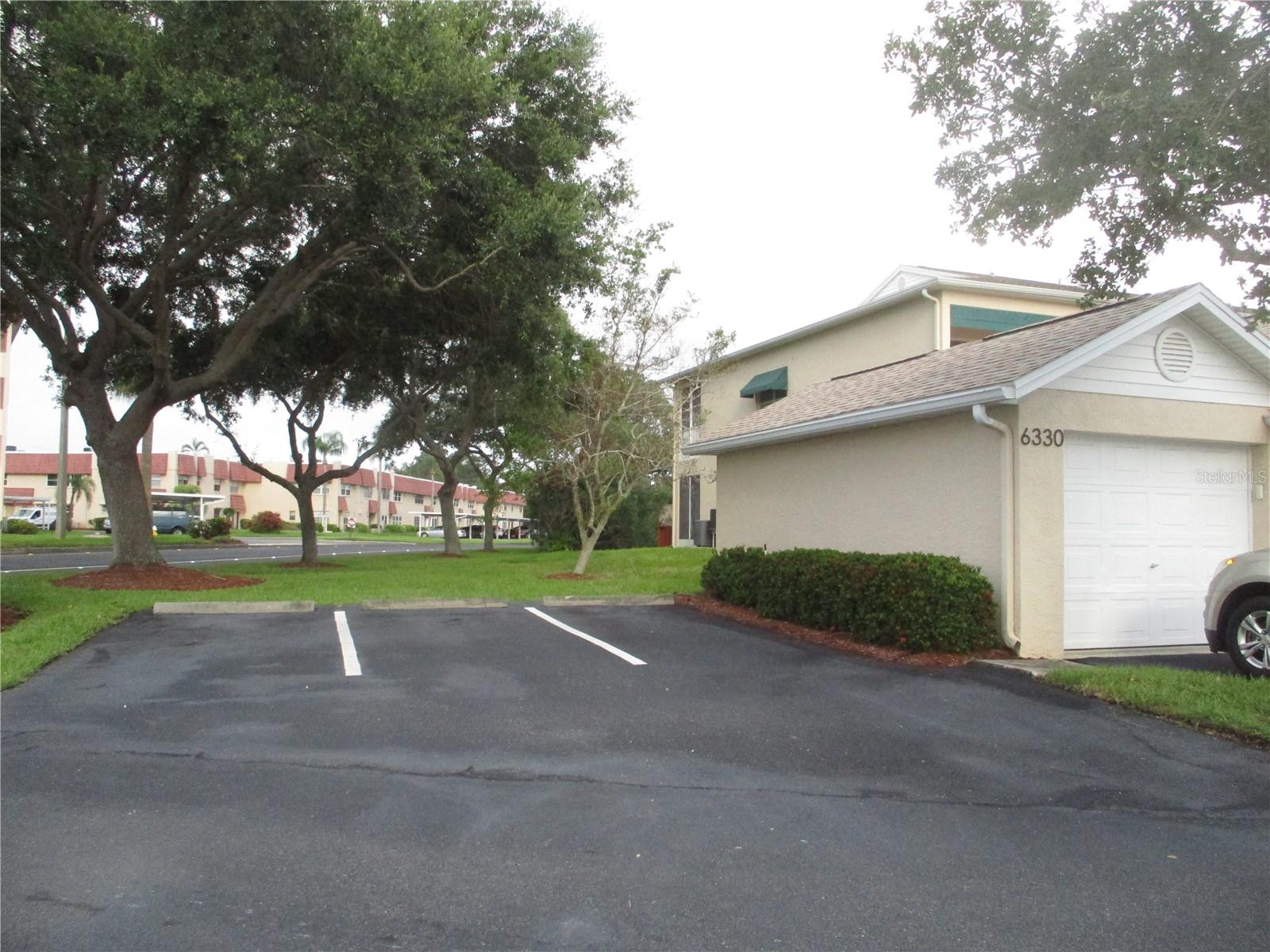 Guest parking adjacent to your garage