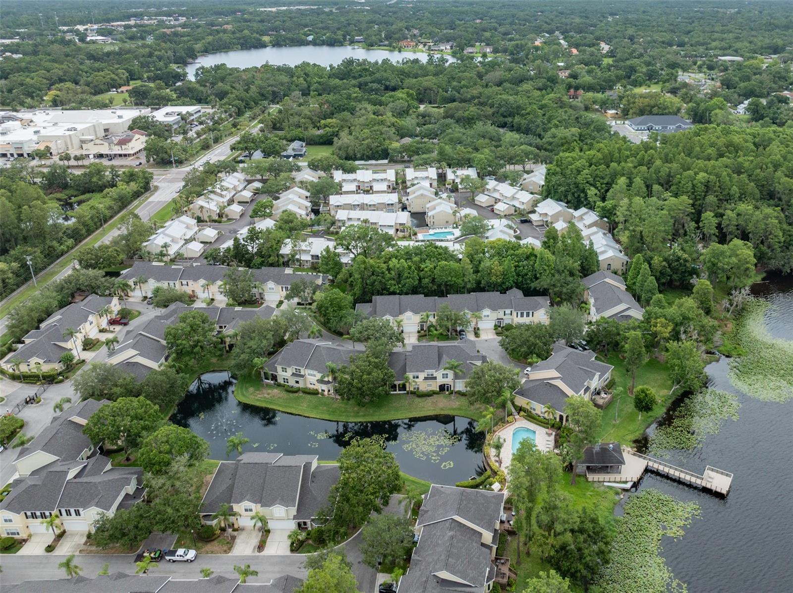 Lakeside Preserve Amenities sitting on Lake Ellen in Carrollwood