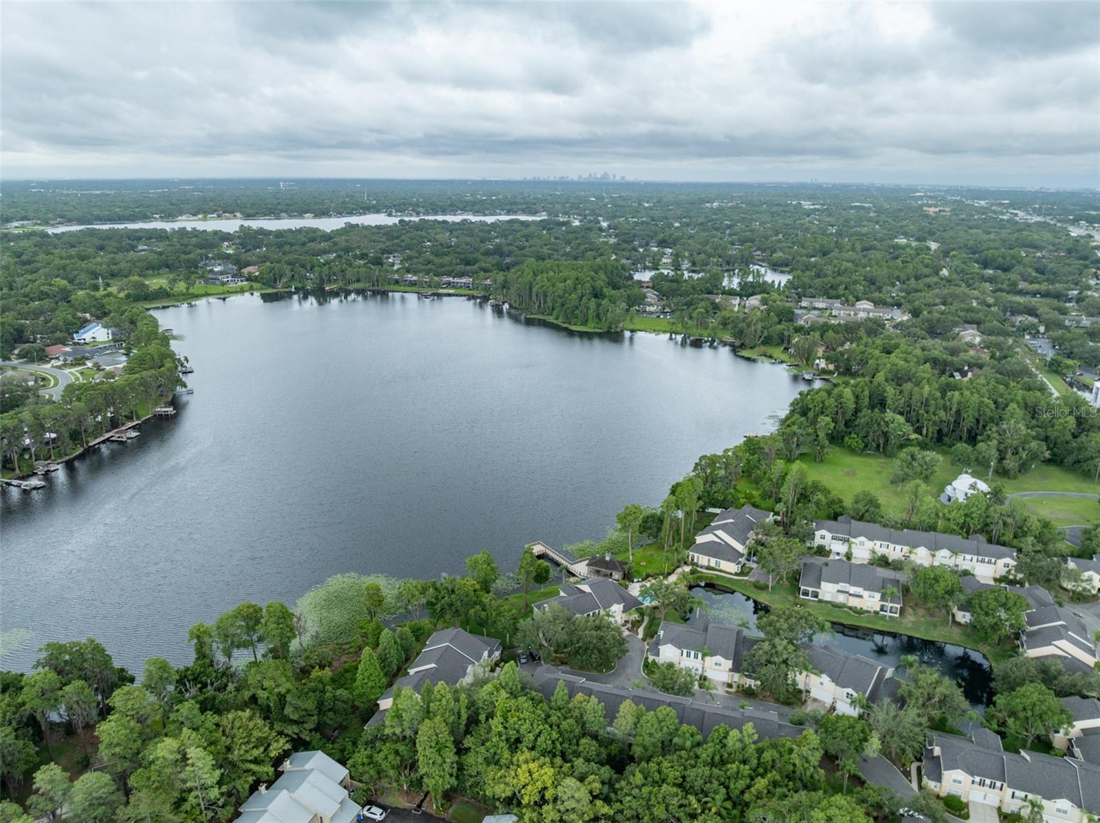 Aerial View of Lake Ellen