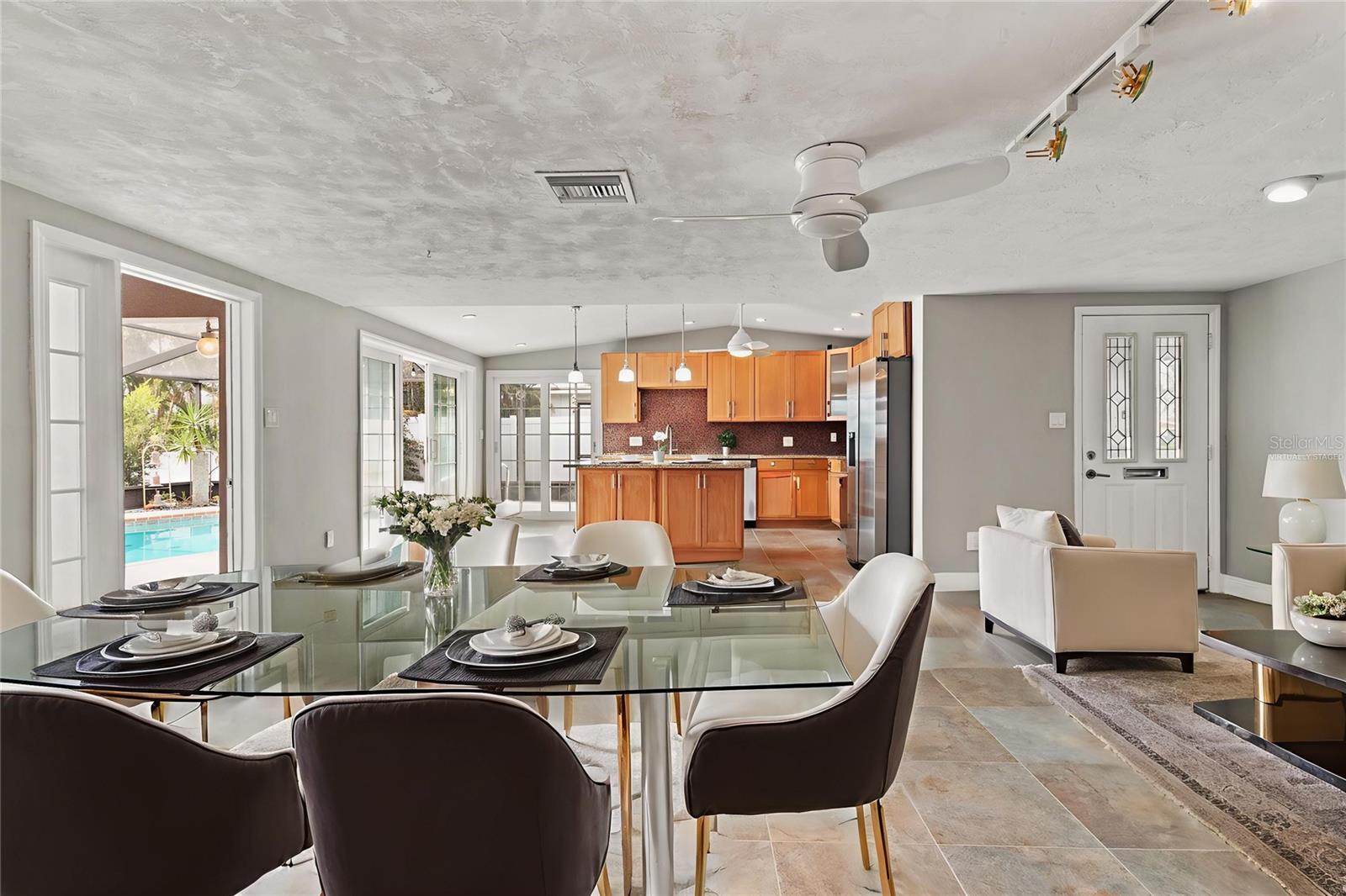 Virtually Staged Dining Room