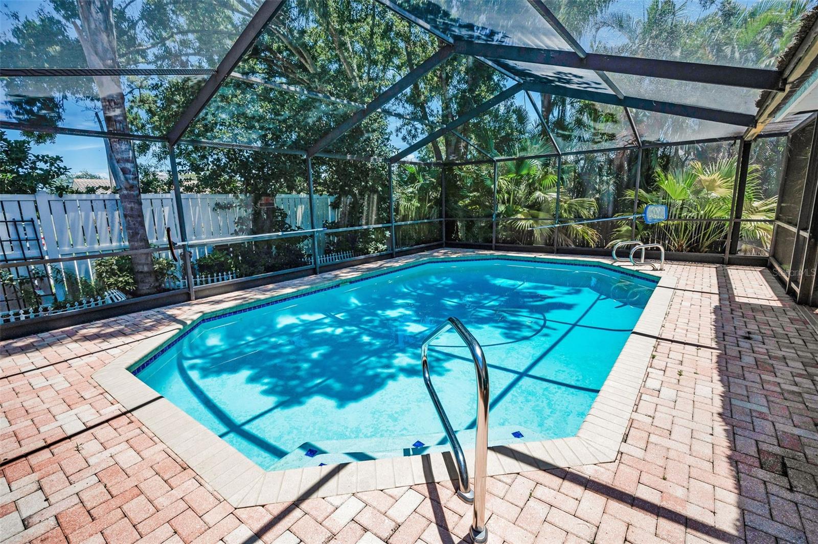 Private backyard space