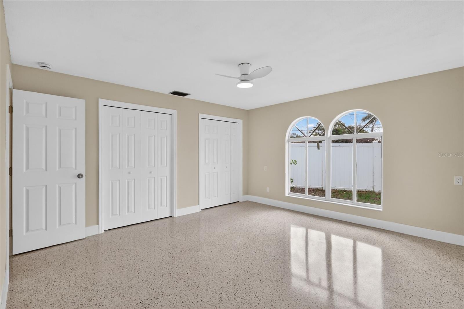 Bedroom Has Double Closets and is light and Bright