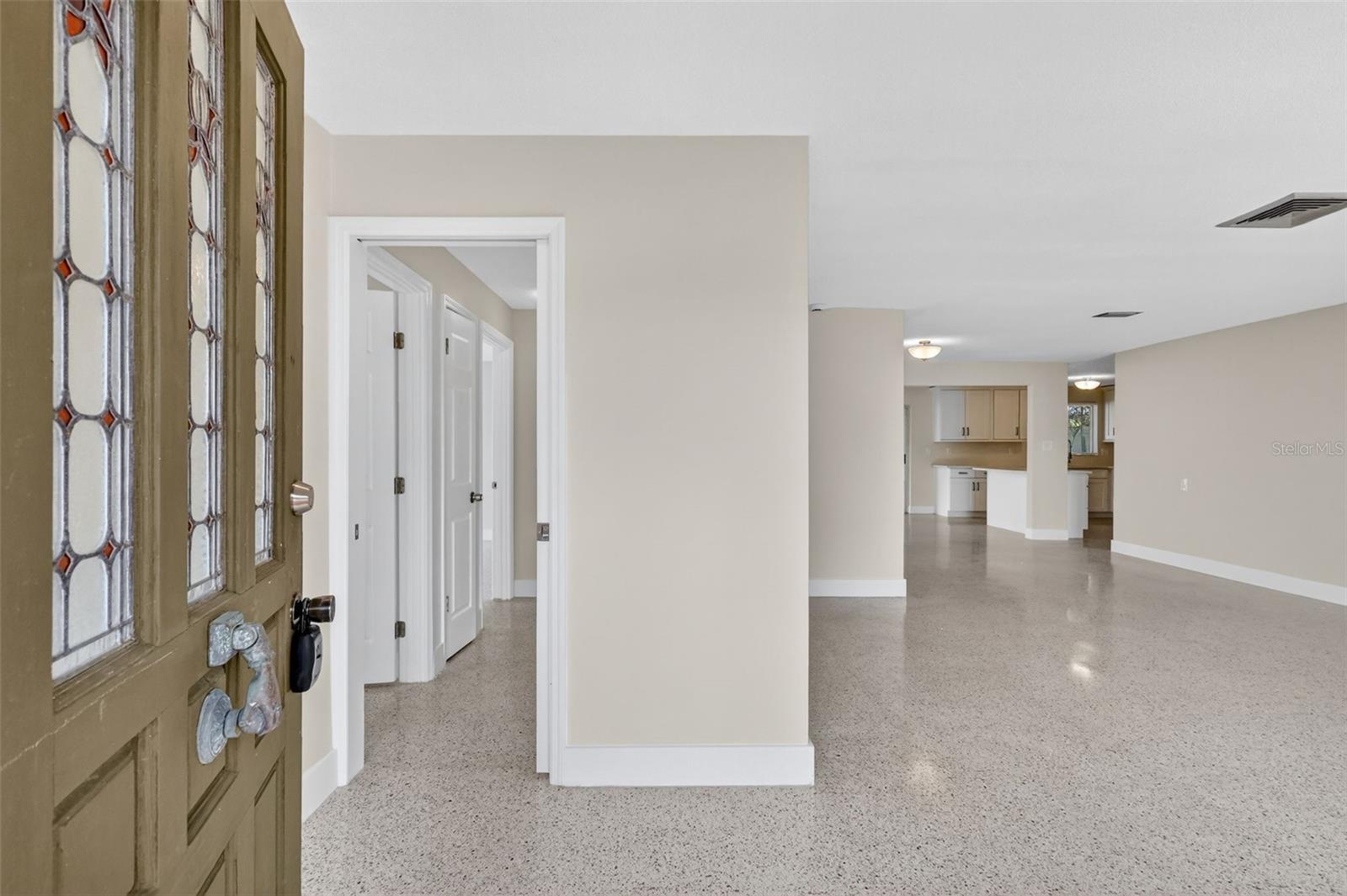 From your main entry notice the open concept