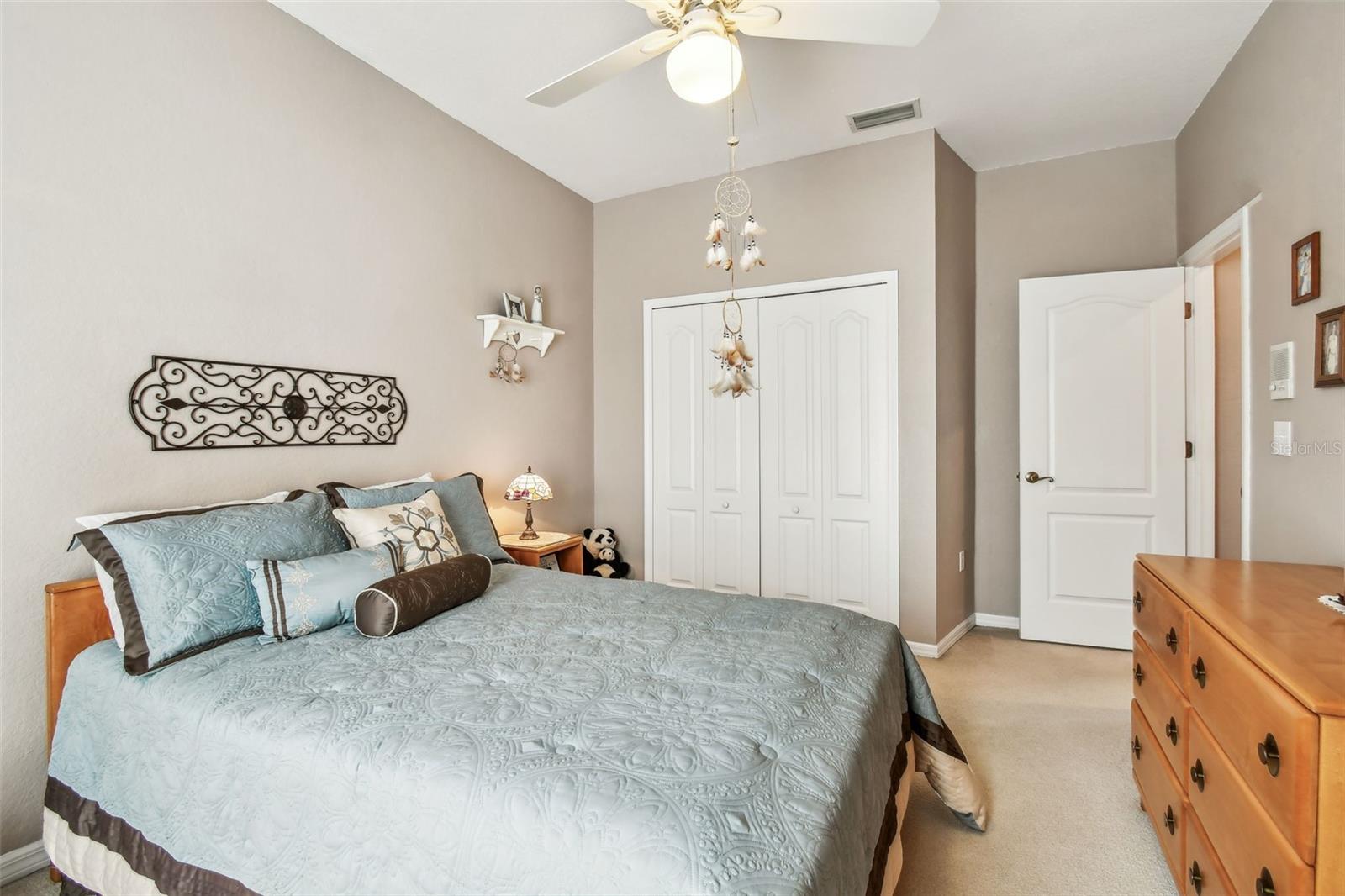This is the largest of the three additional bedrooms.
