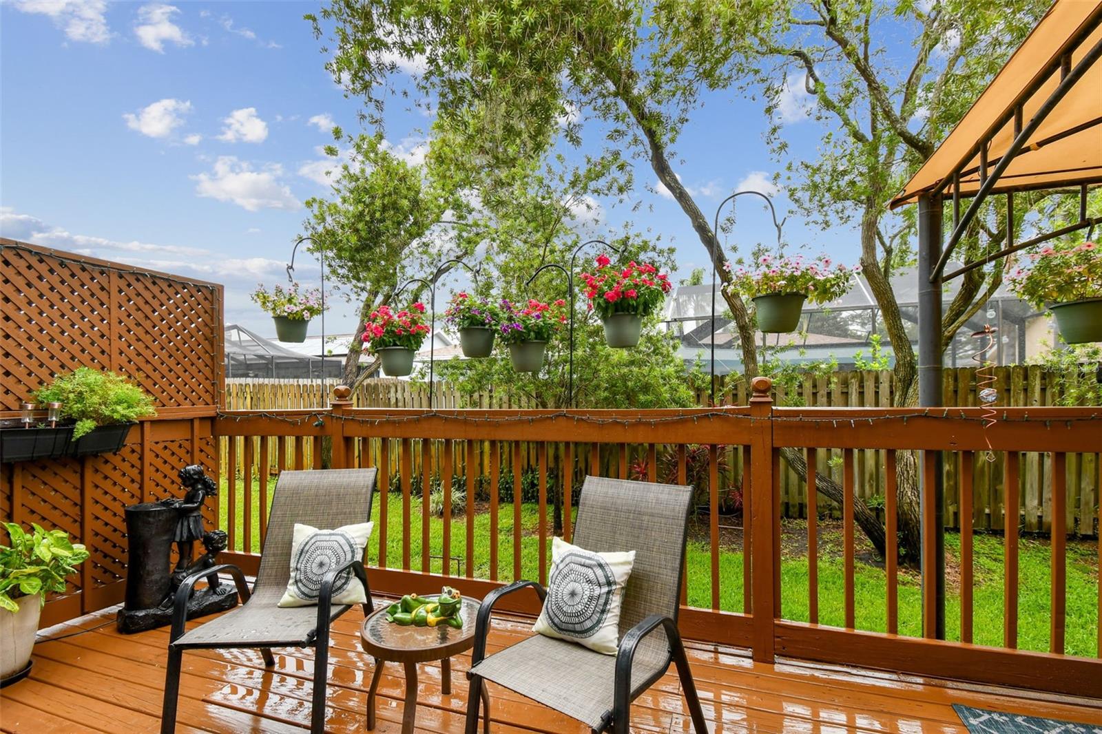 Open patio