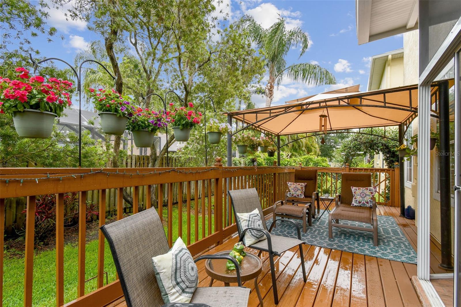 Open patio
