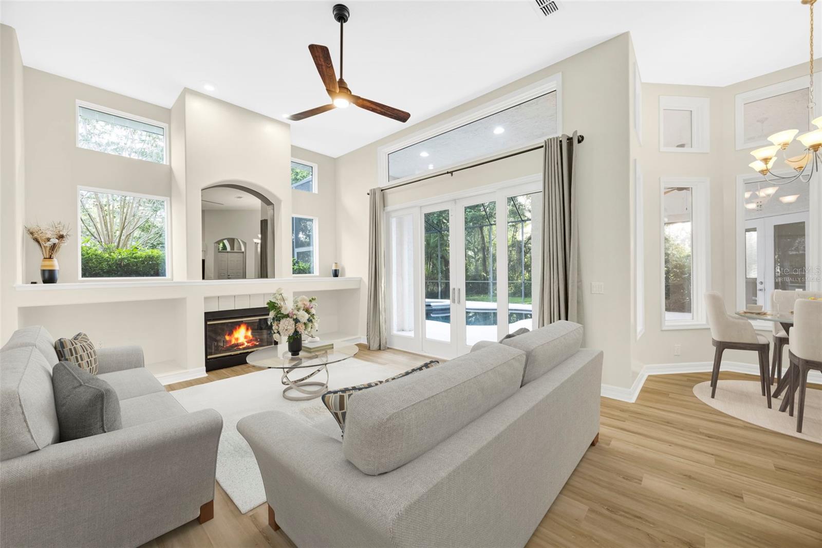 Virtually Staged - Family Room