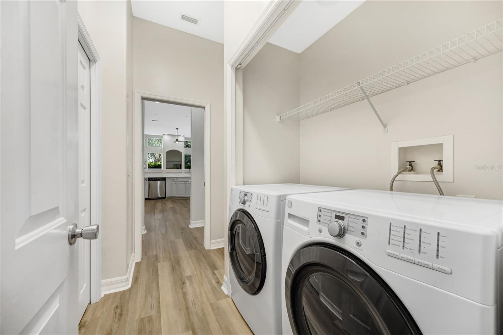 Laundry/Utility room from garage entry