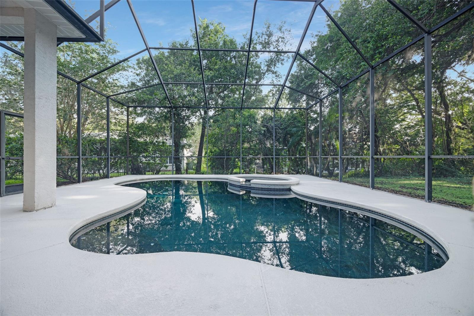 Screened pool and lanai