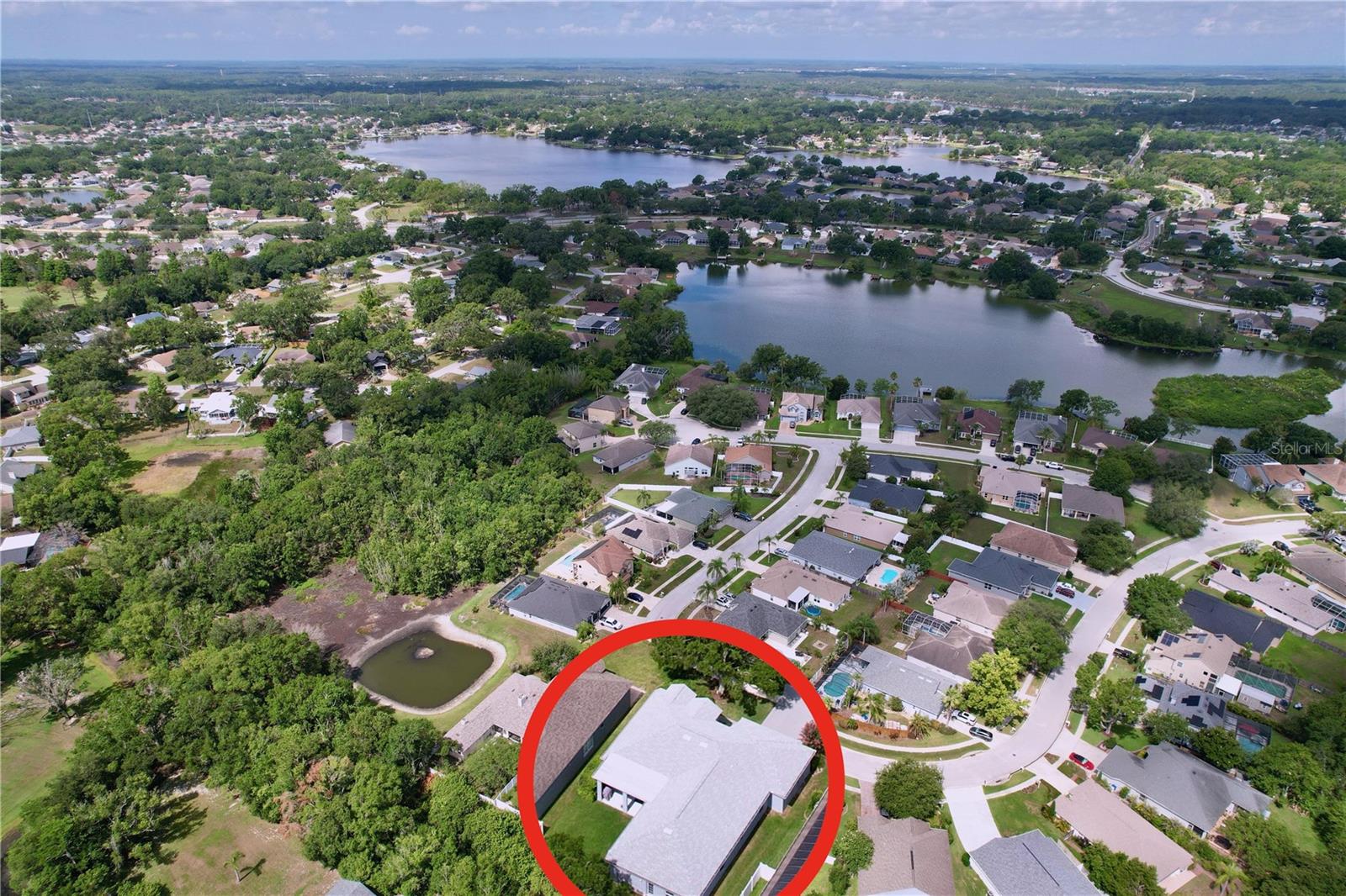 Aerial of House