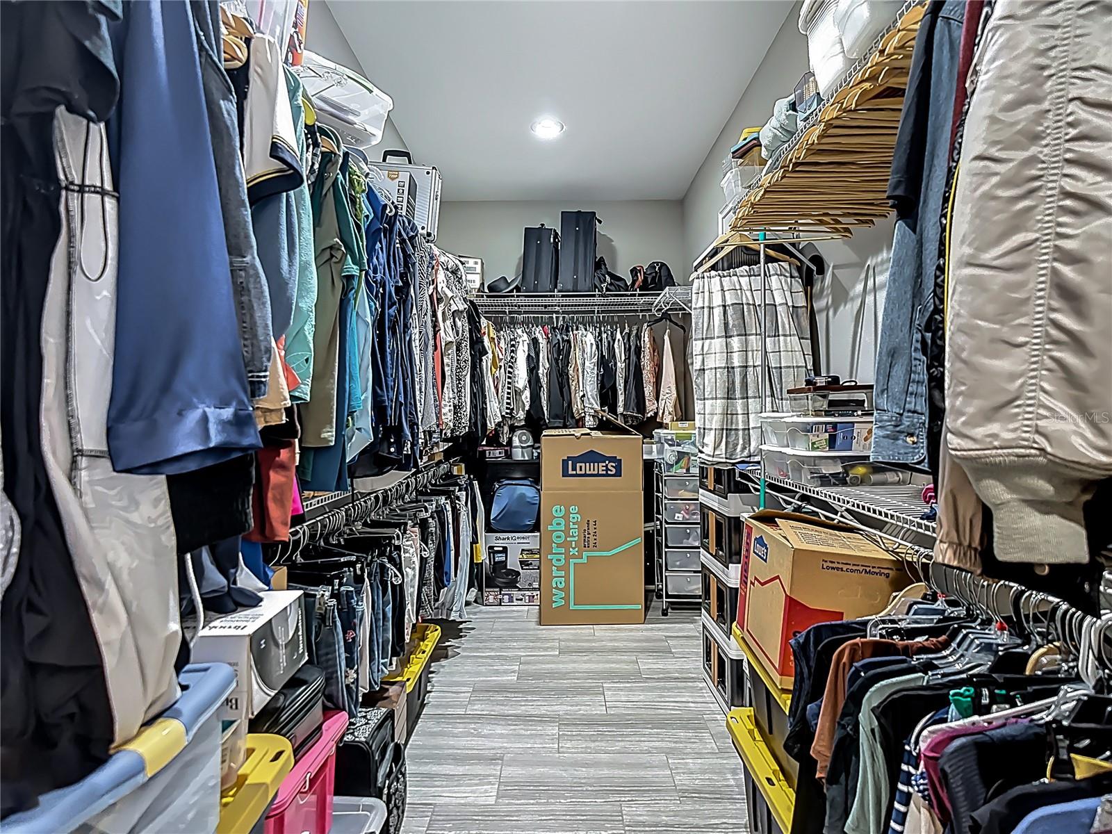 Primary Walk In Closet