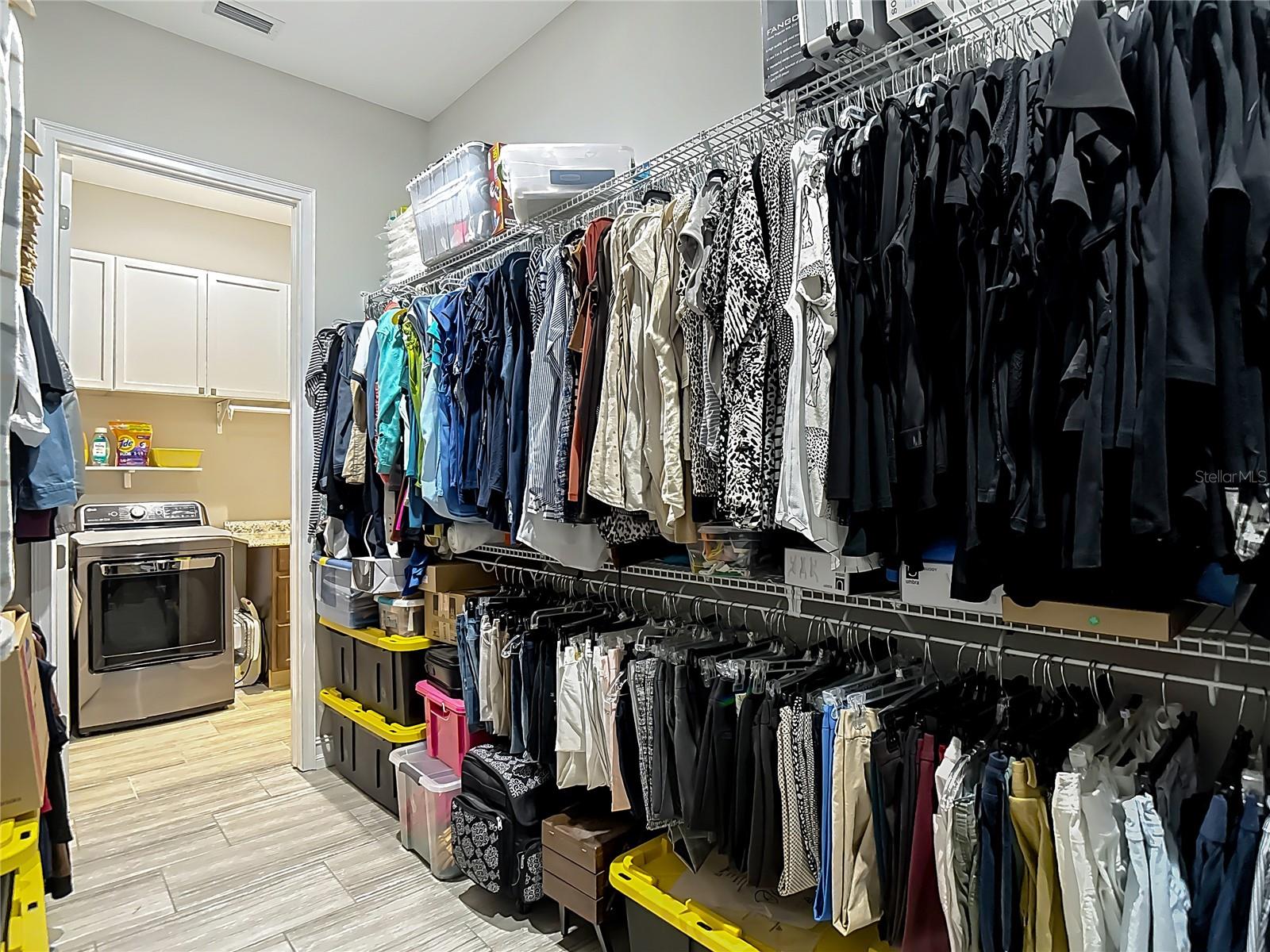 Primary Walk In Closet