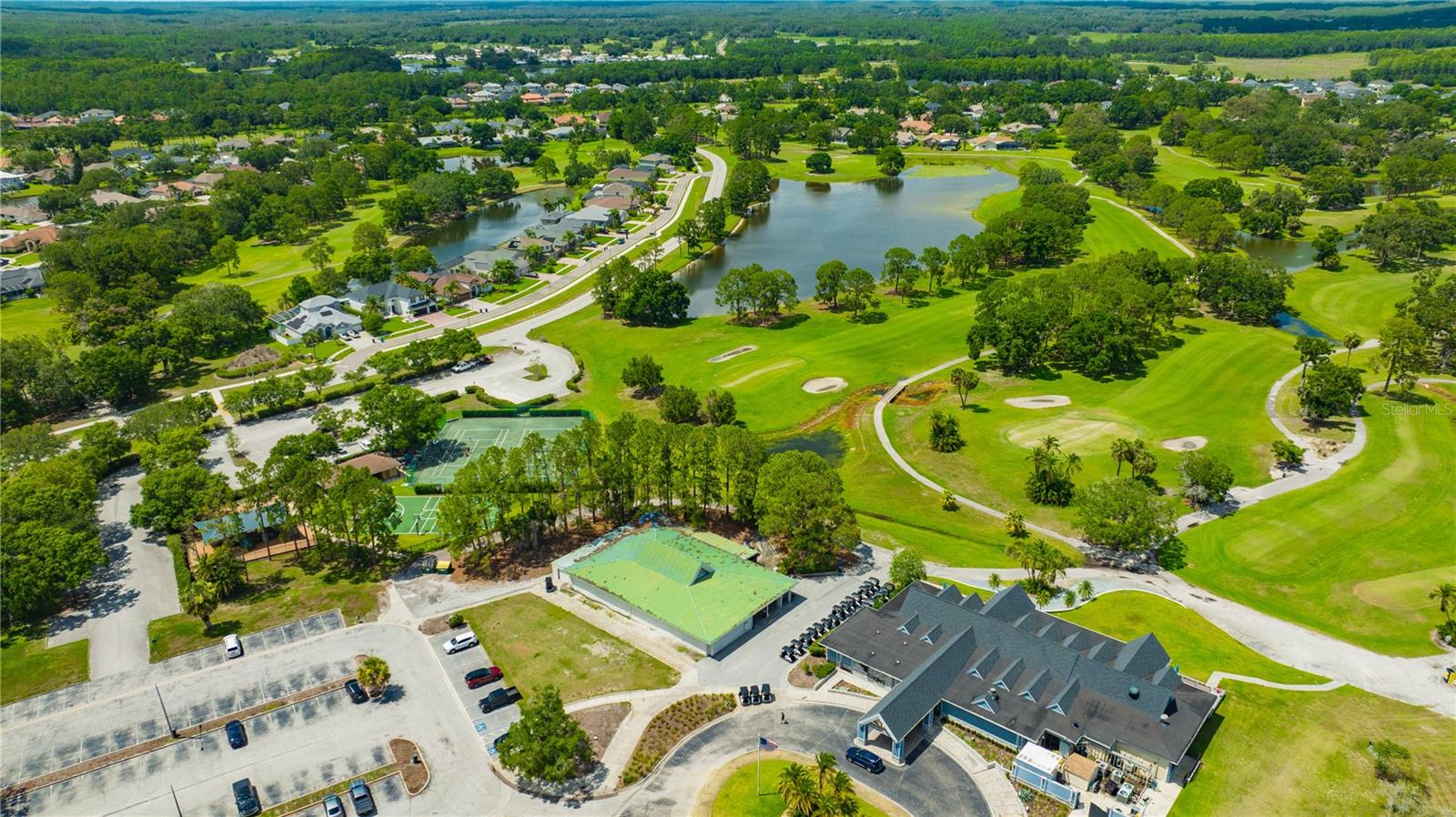 Aerial Clubhouse, Golf Course