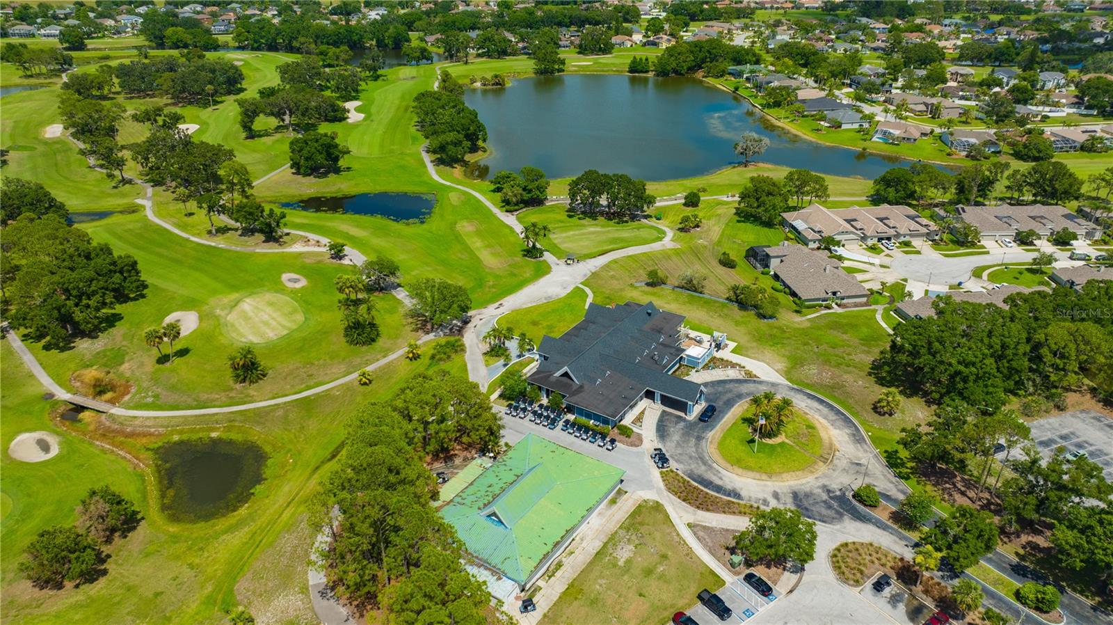 Aerial Clubhouse, Golf Course