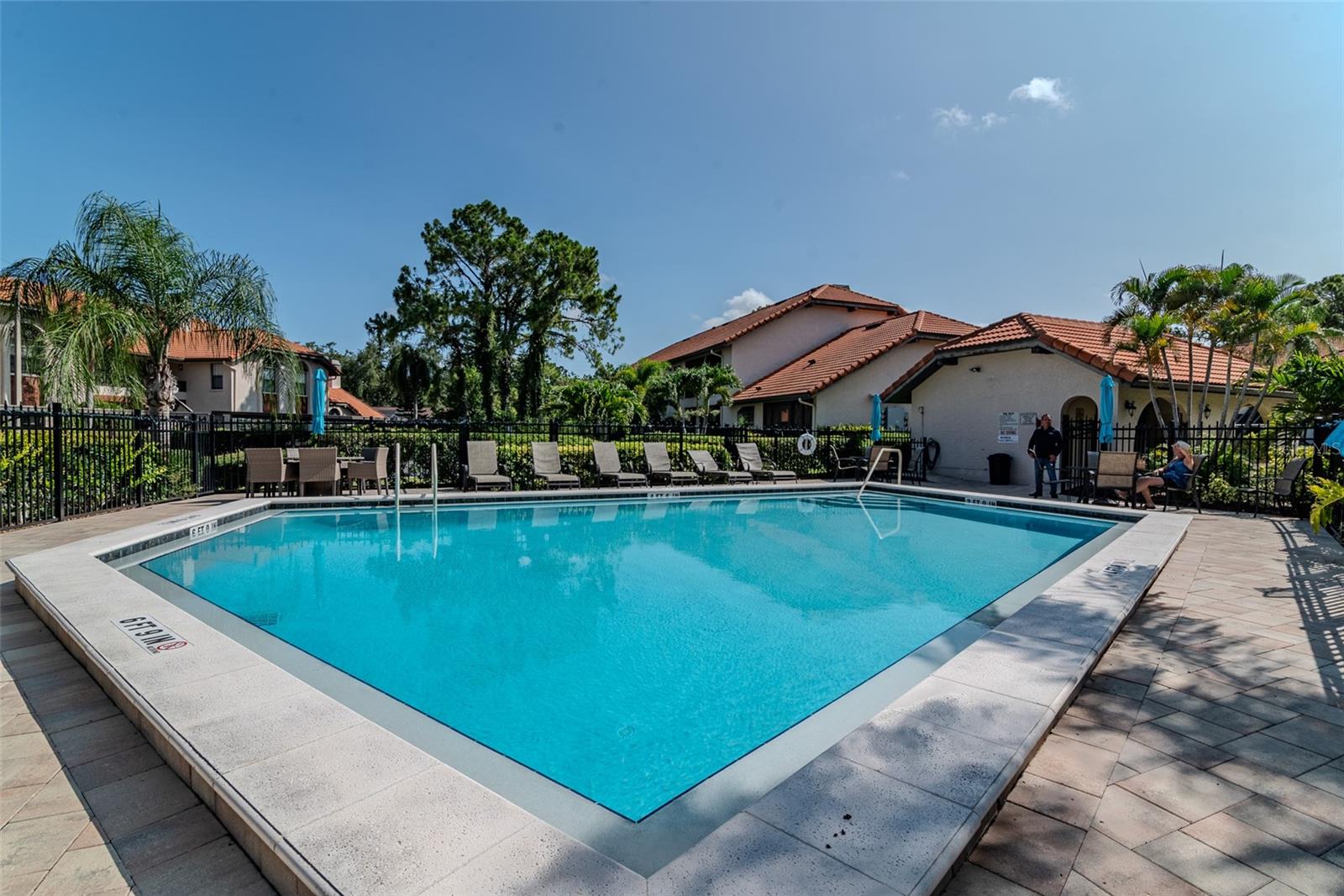 Large community pool just steps away