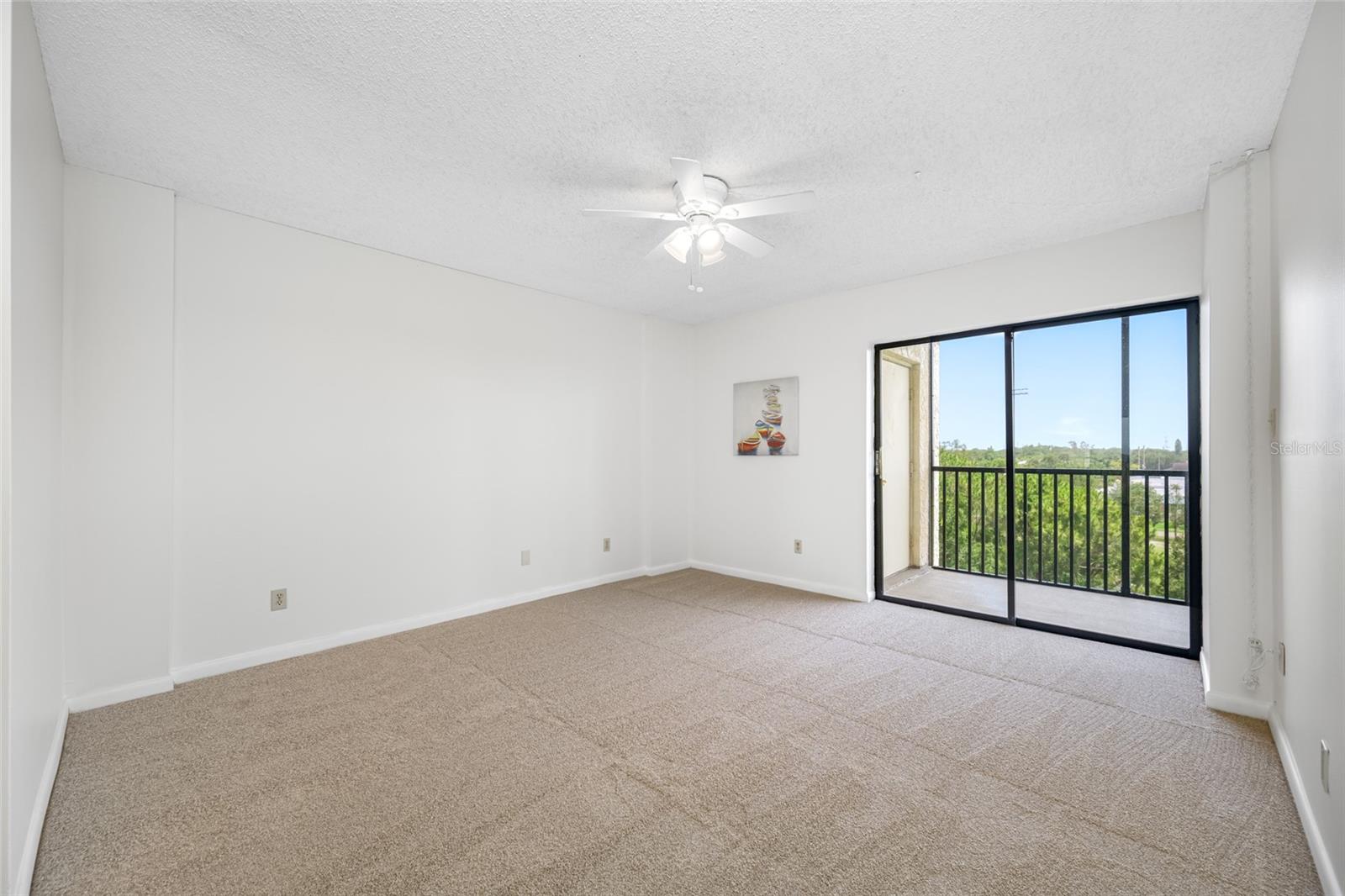 Spacious primary bedroom