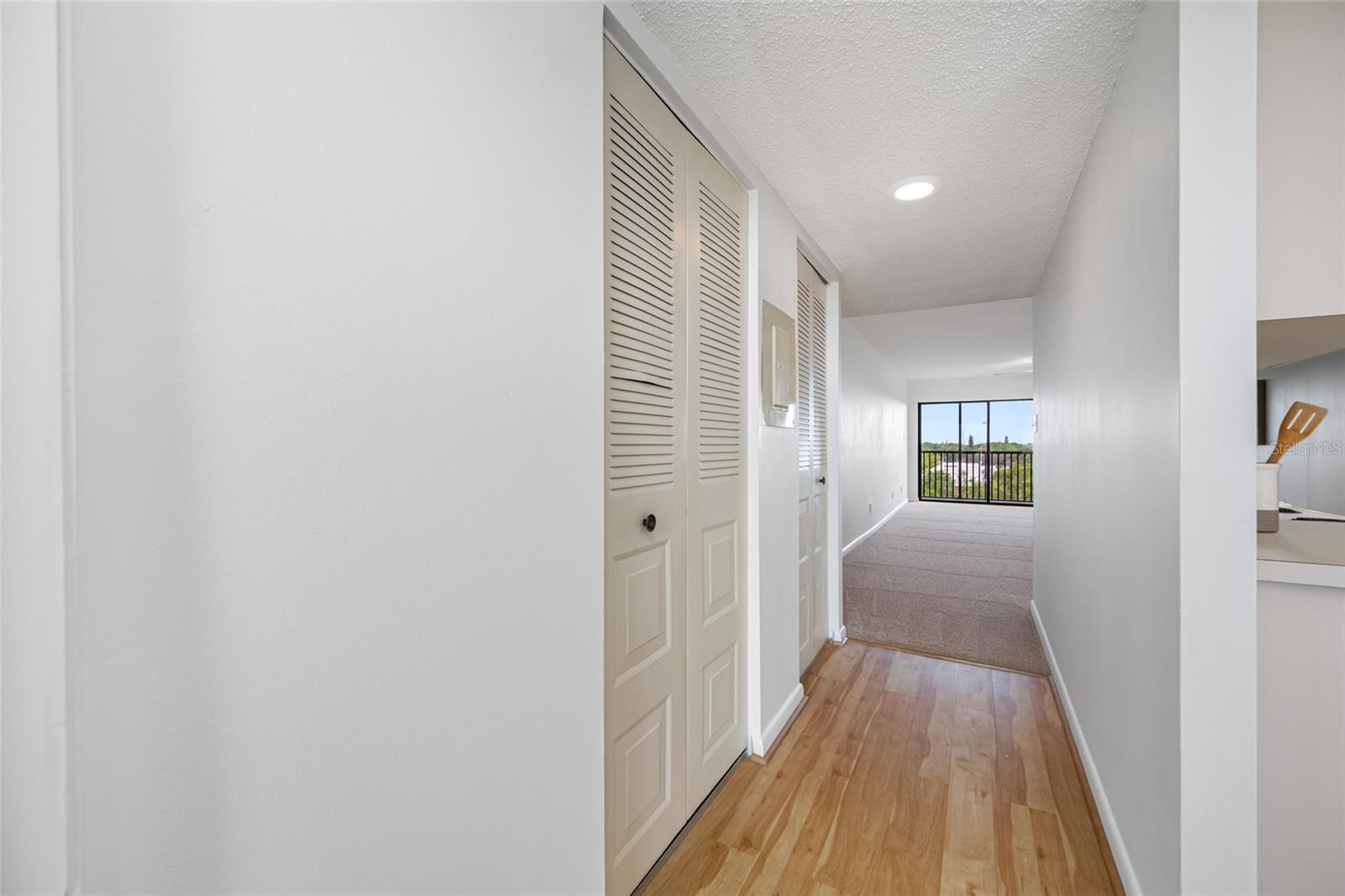 Foyer with kitchen located to your right as you enter