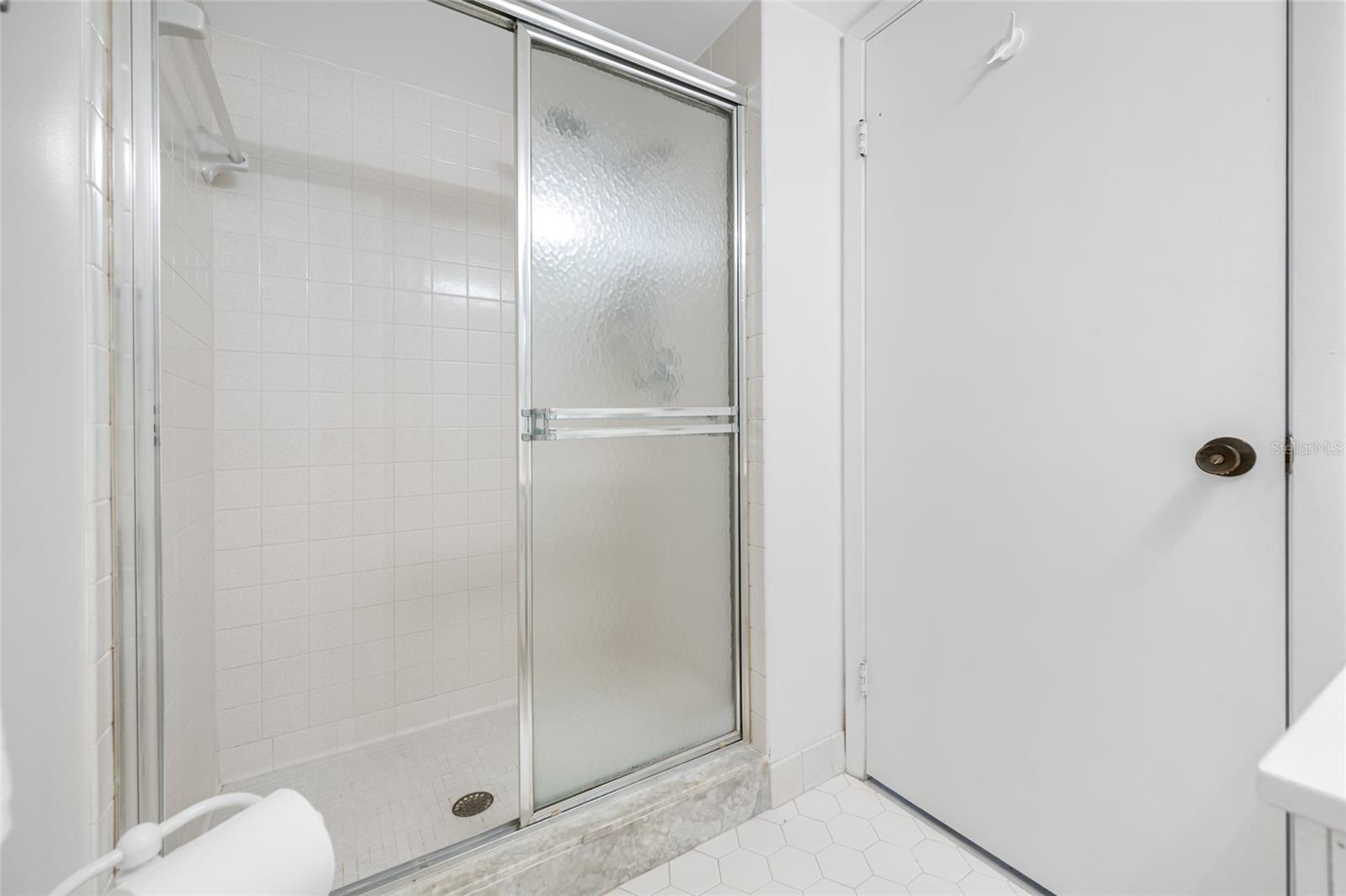 Walk-in shower in 2n bathroom