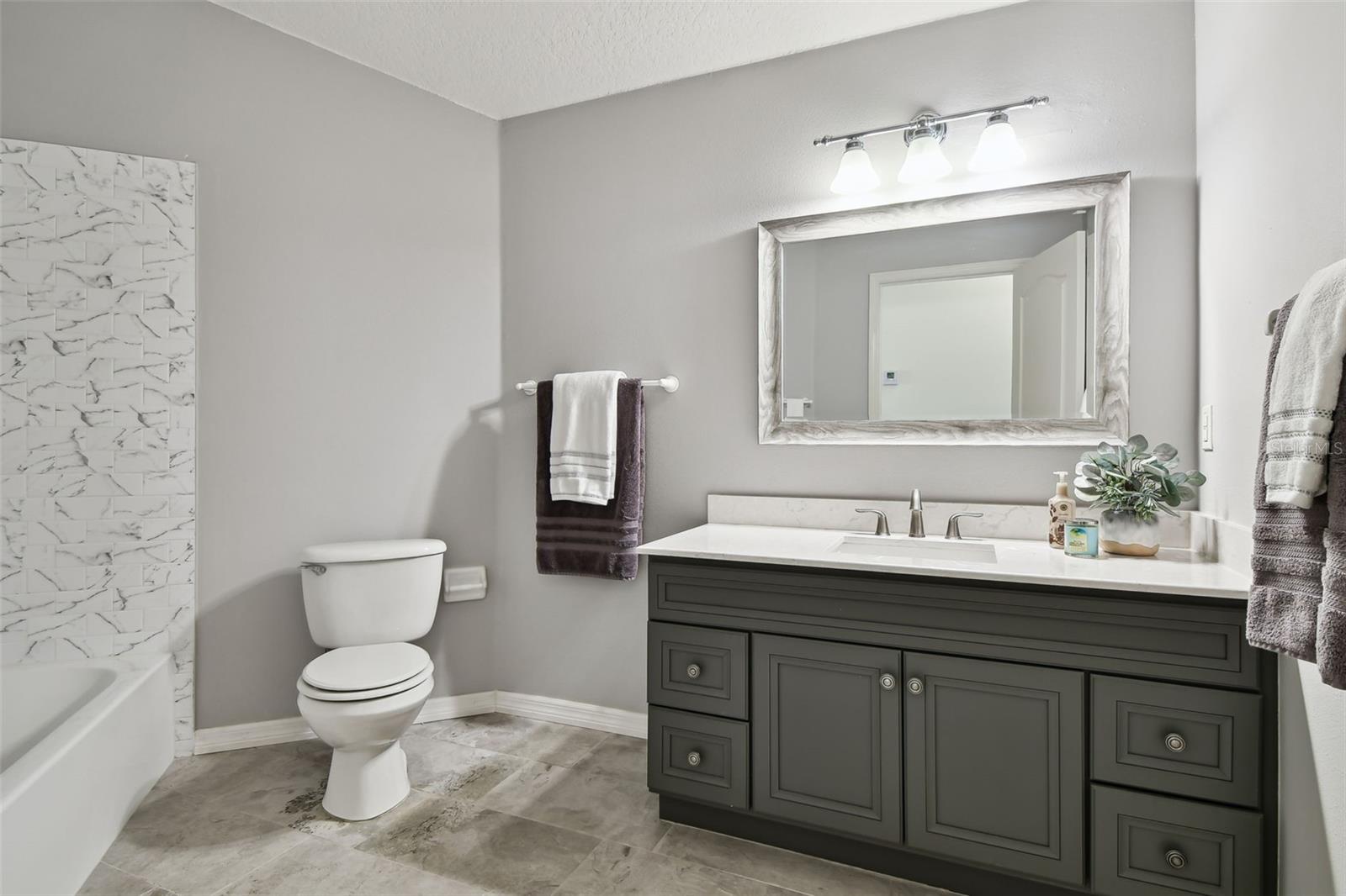 Beautifully Updated Guest Bath