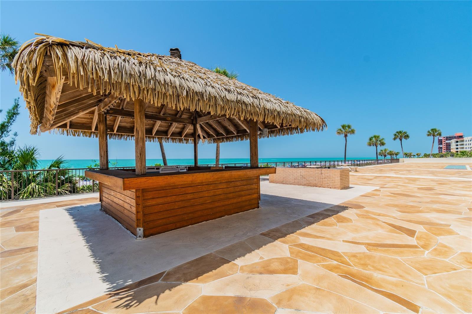 The tiki hut is great for birthday parties or hanging out!