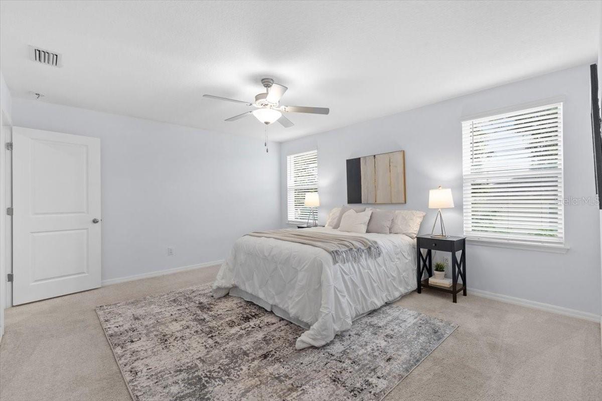 Lots of natural light - primary bedroom!