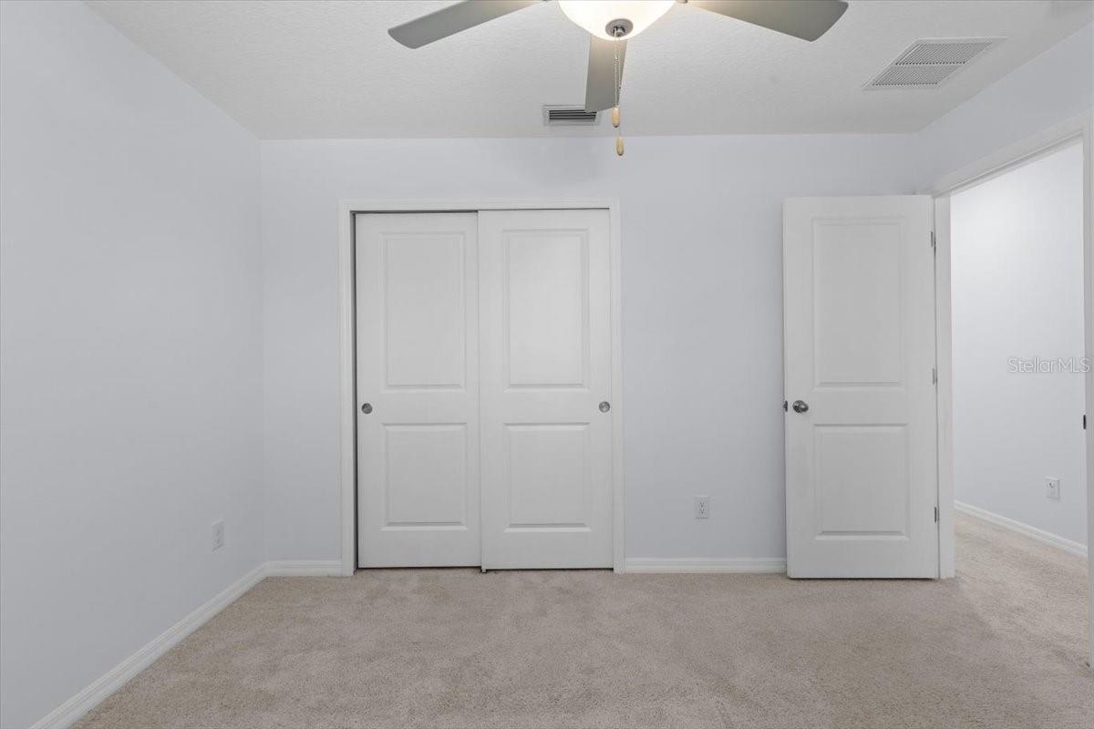 2nd of the 3 spacious bedrooms.