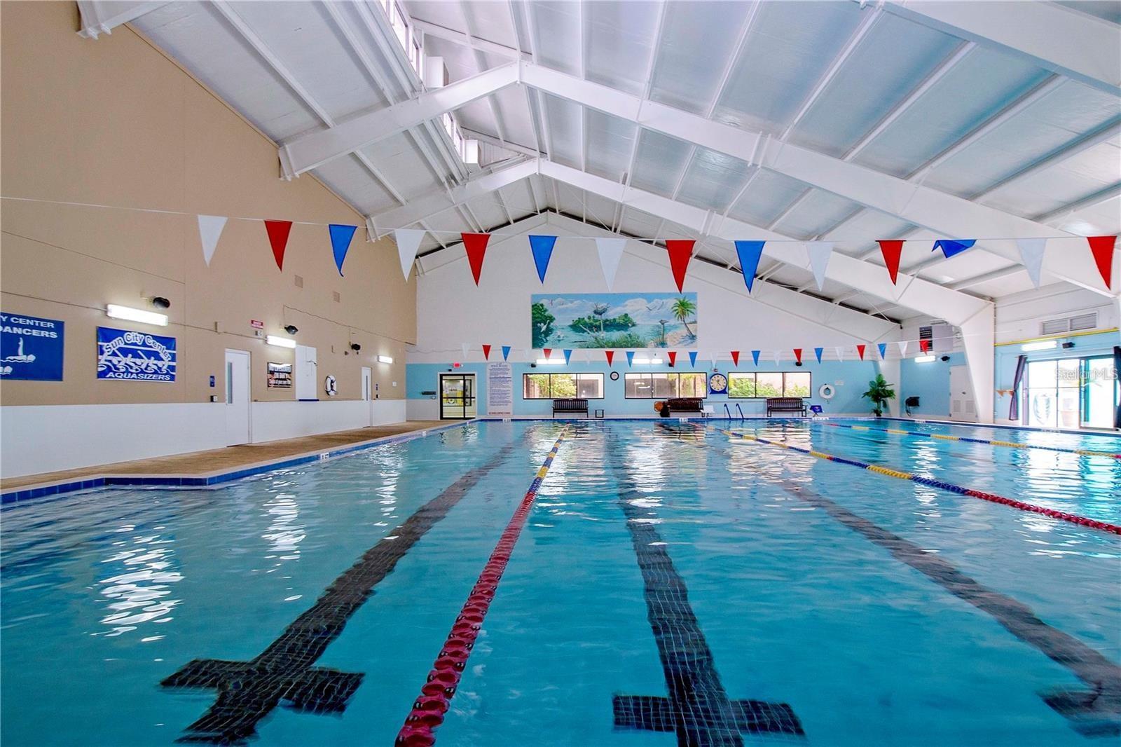 Heated Lap pool