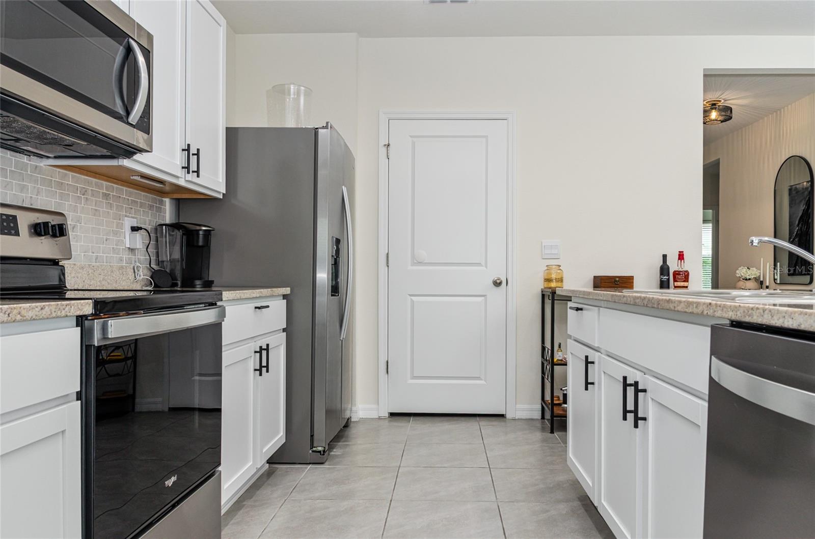 All stainless steel appliances included