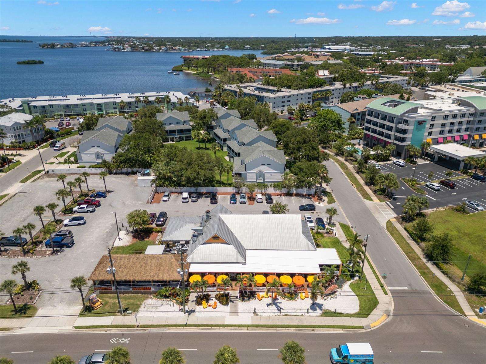 2 hotels near to unit for future guests; Hampton Inn and Jay Hotel.  Frenchy's Outpost across the street
