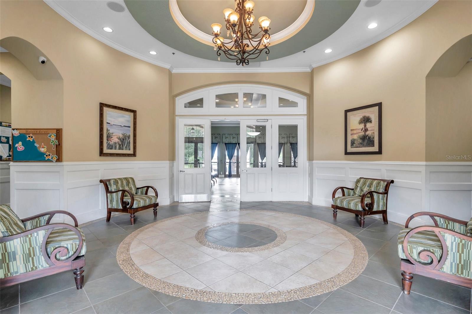 Clubhouse foyer