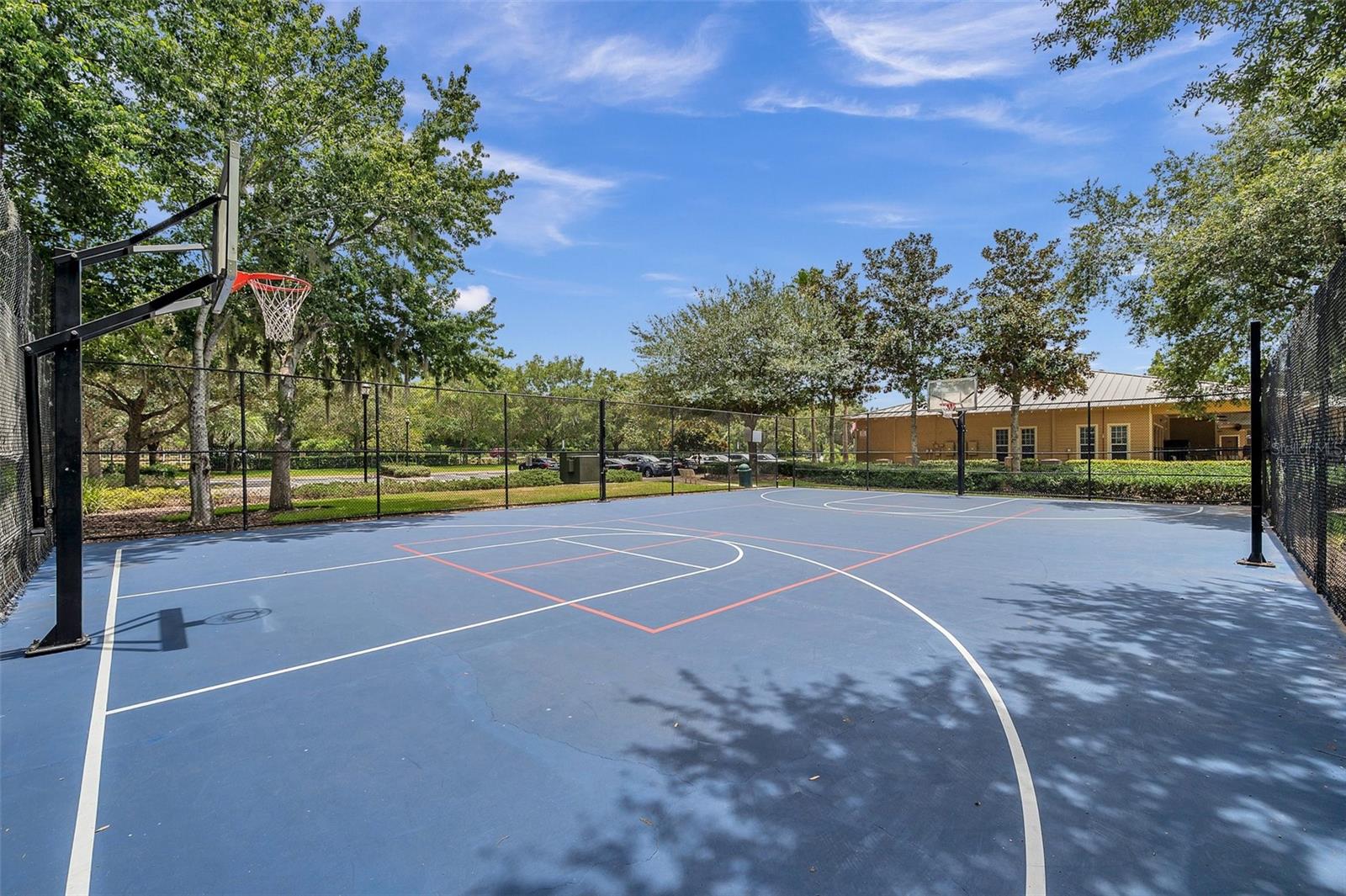 Basketball court & pickleball court