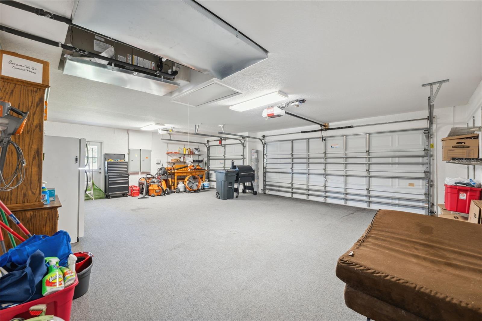 OVERSIZED three-car garage!