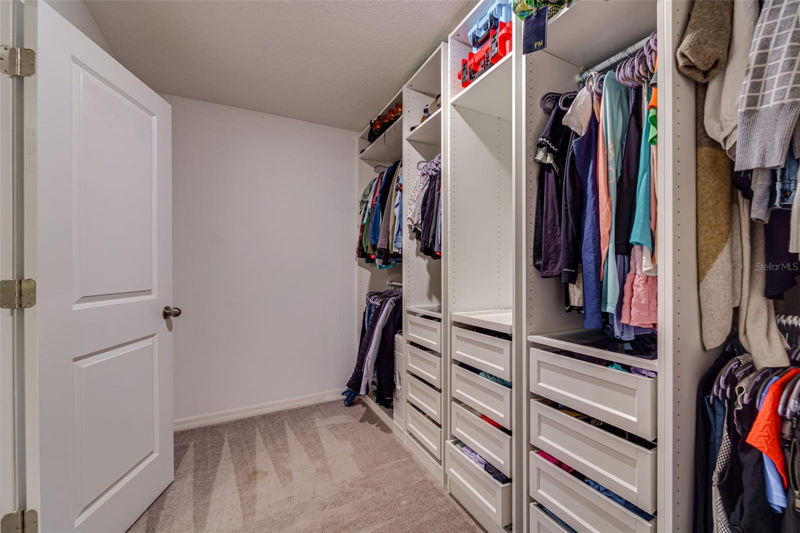 Primary closet