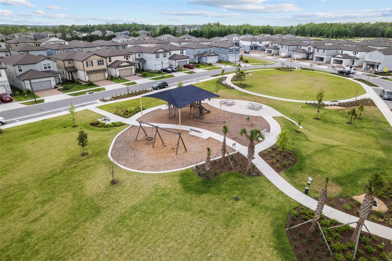 Back of Neighborhood Playground