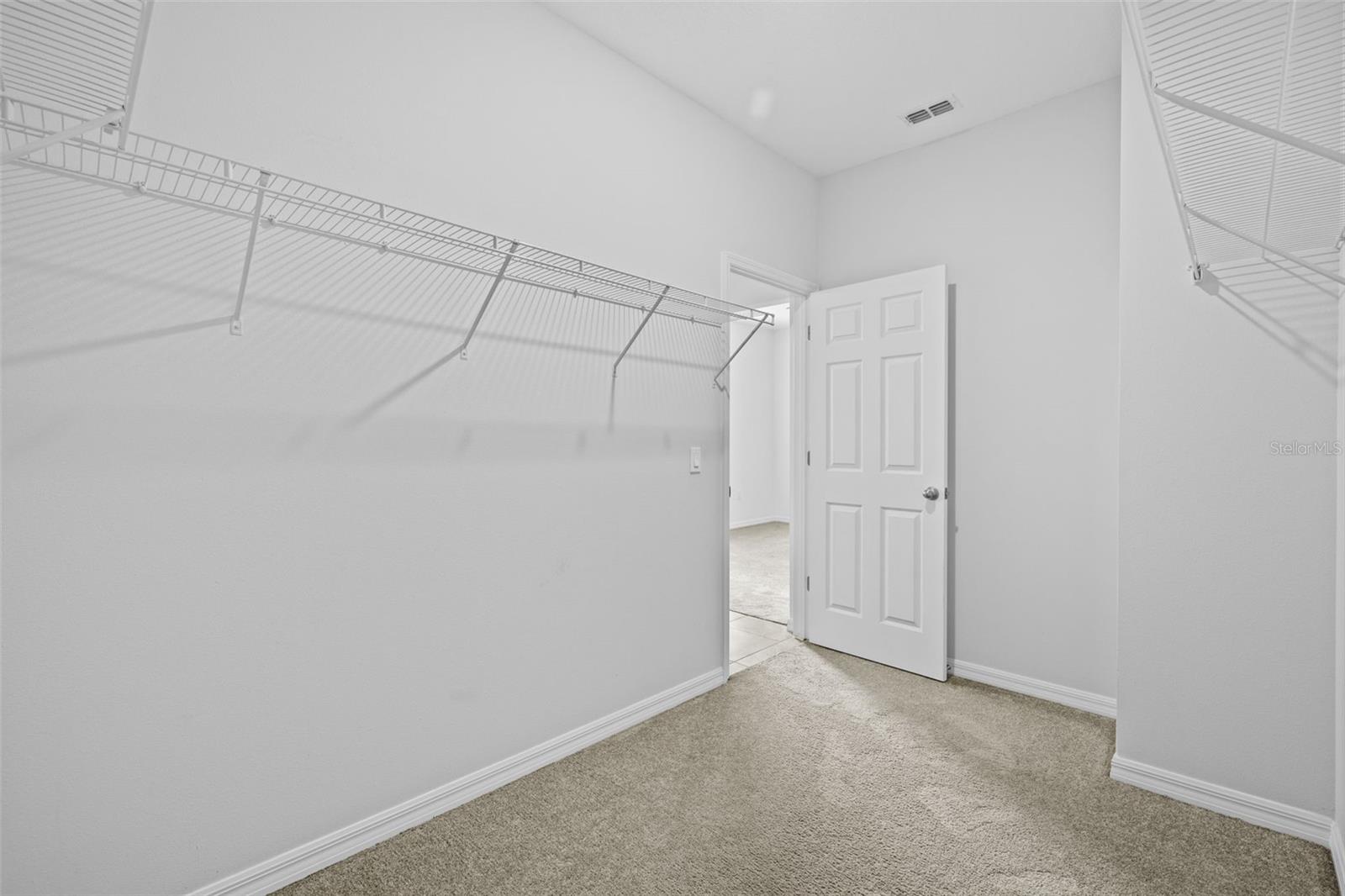 large walk-in closet