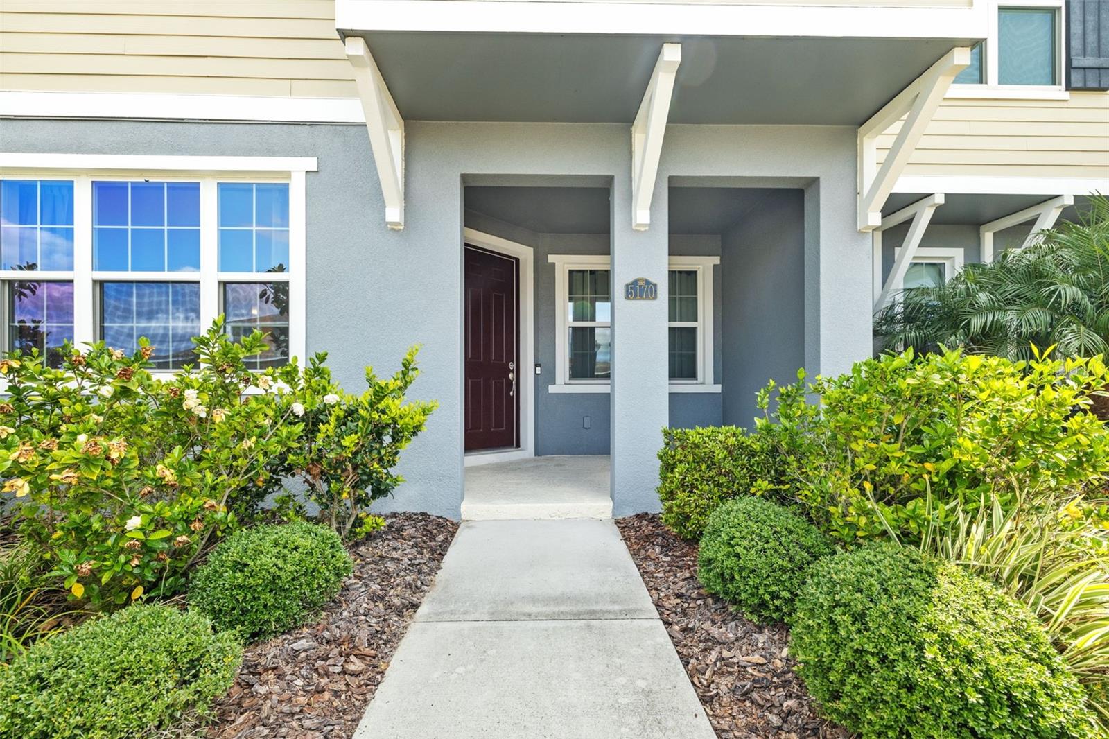walkway to entry