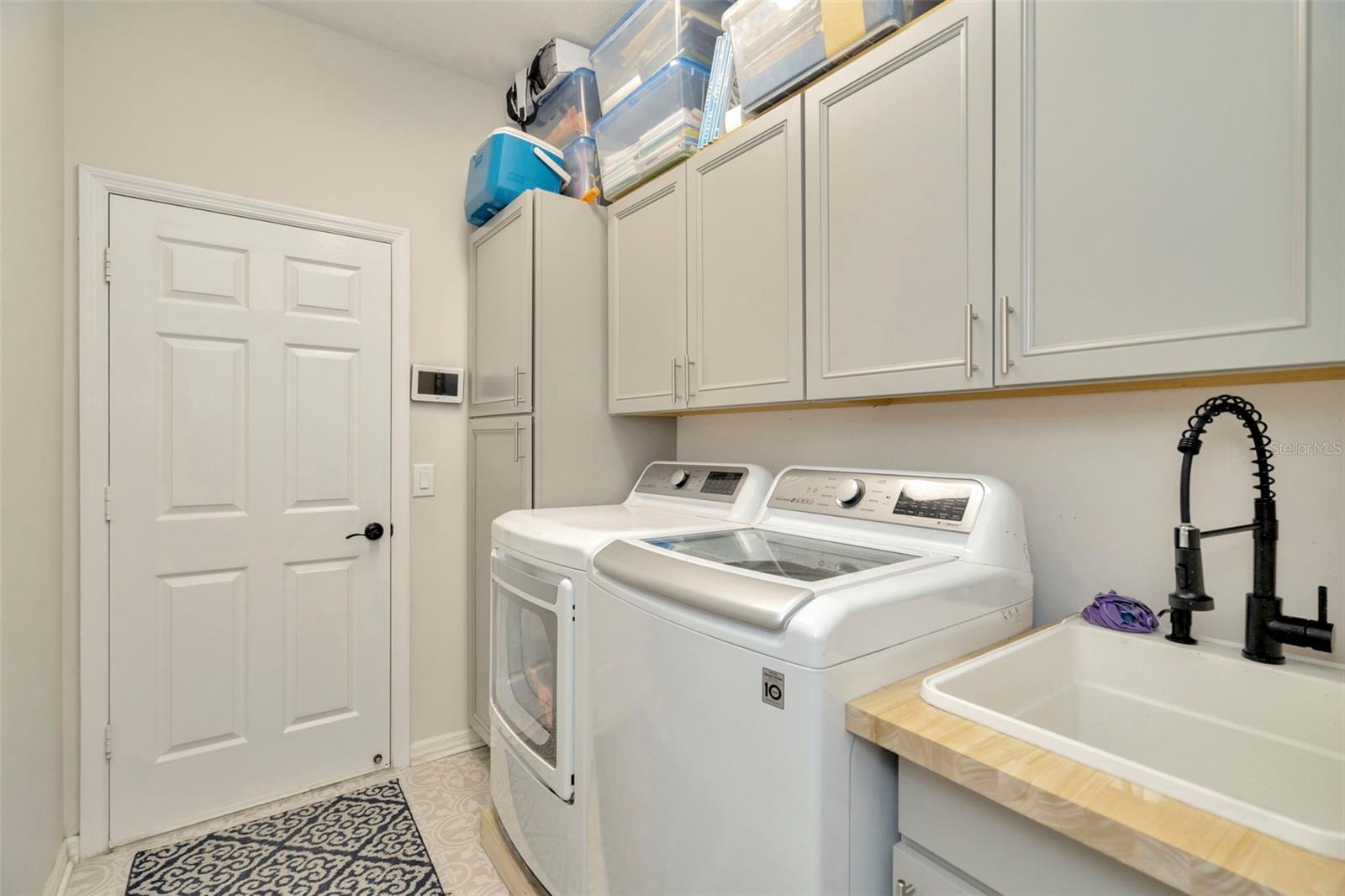 Laundry room with lots of storage!