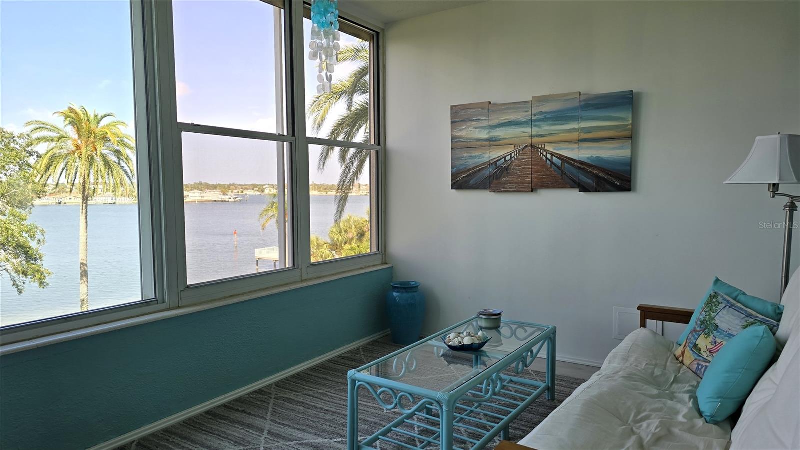 Large sunroom with stunning view...consider a day bed