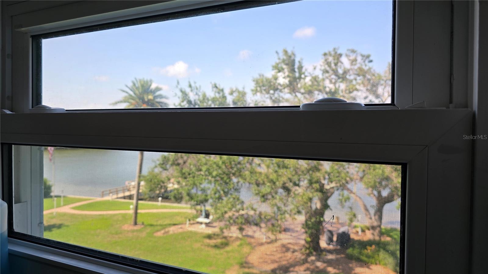 View from en suite shower