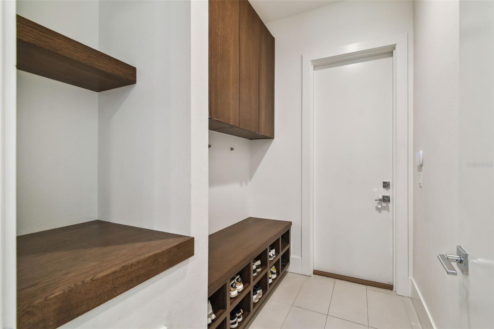 Mudroom from Garage