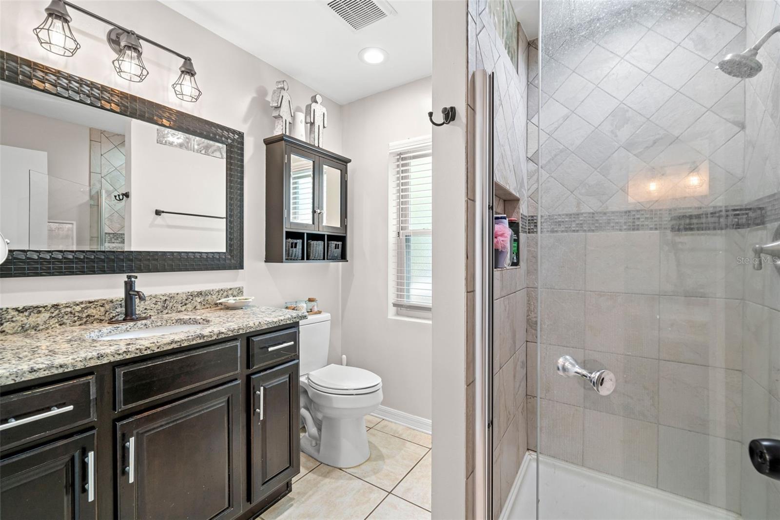 Third bath with step-in shower - downstairs