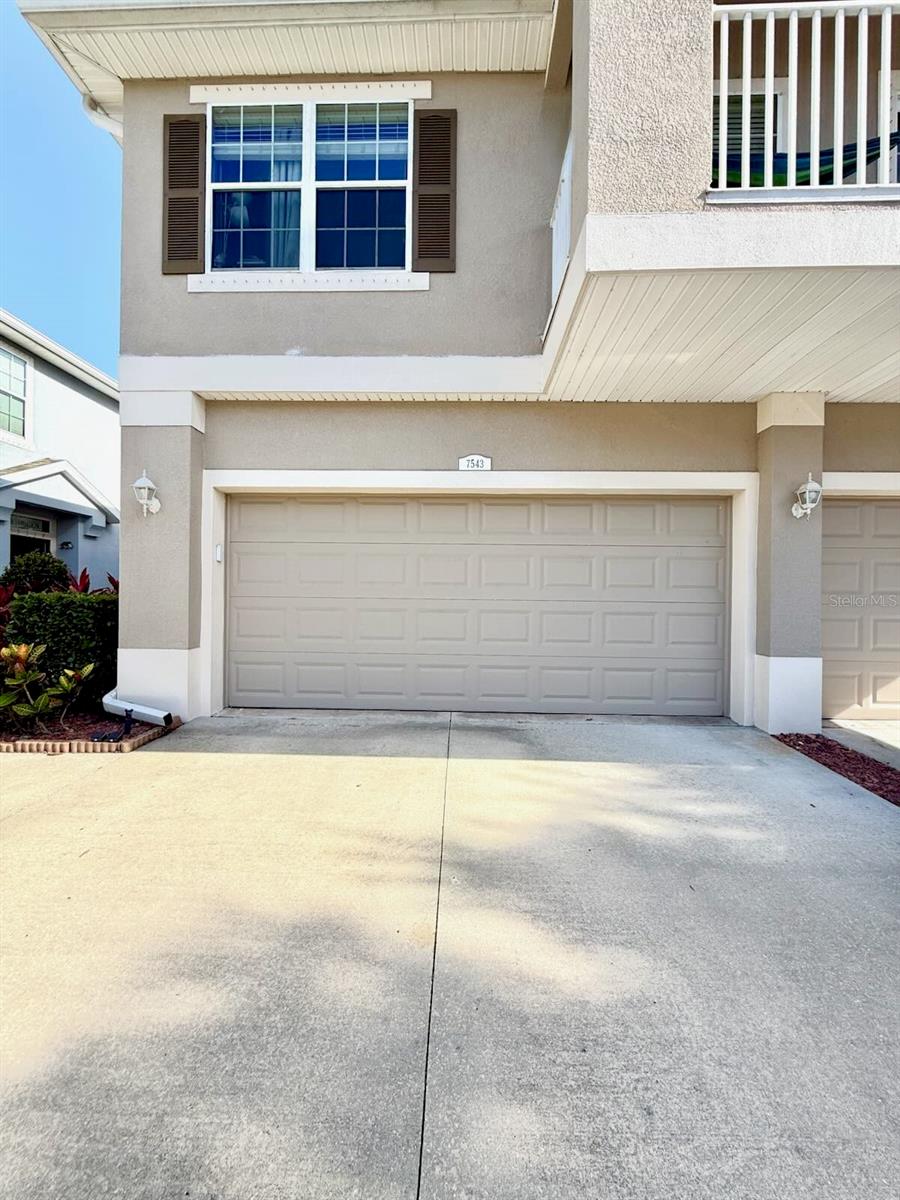 Street view of garage