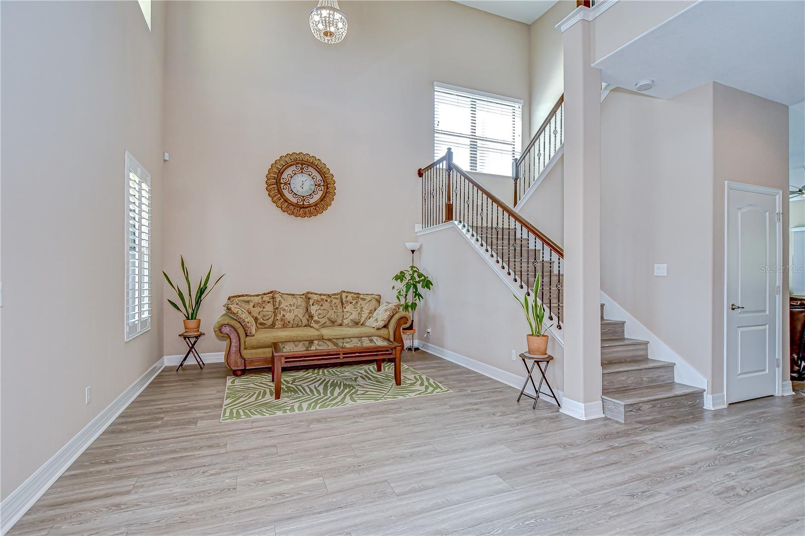 Large open living room
