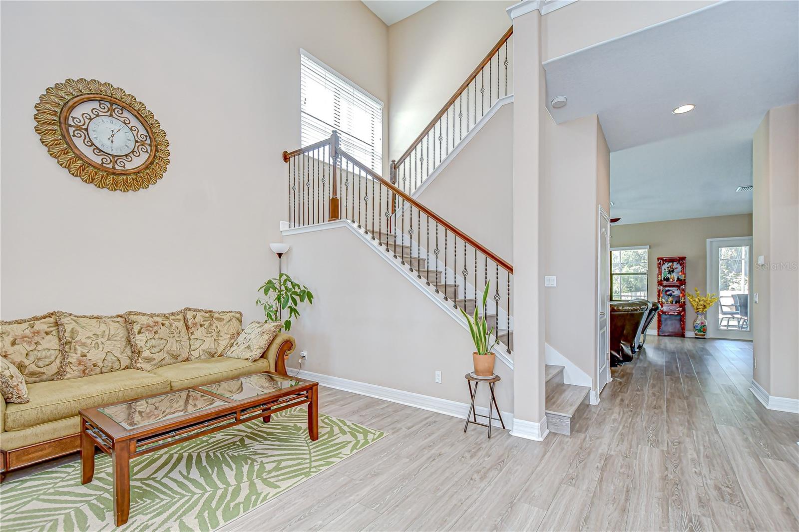 As you enter the home view