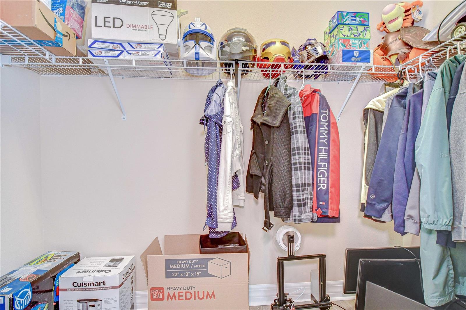 Large walk-in storage closet